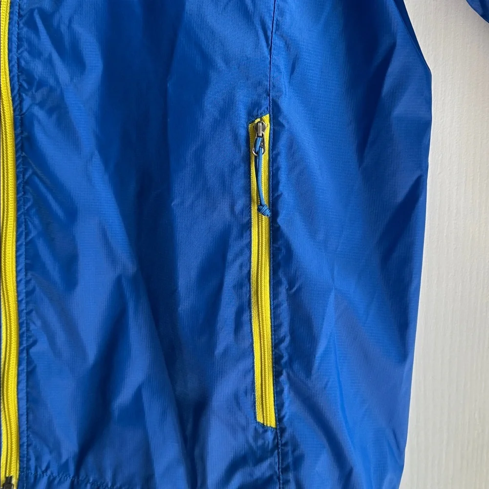 The North Face Blue Lightweight Windbreaker Jacket Men’s Large Hooded Zip